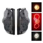 ไฟท้าย LED เลนส์สโมค สำหรับ Mitsubishi Triton ปี 2005 - 2014 (คู่) มิตซูบิชิ ไทรทัน พร้อมขั้ว และ หลอดไฟ