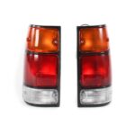 ไฟท้าย สำหรับ Isuzu TFR ขอบดำ ปี 1997 - 1999 (คู่) อีซูซุ ทีเอฟอา พร้อมขั้ว และ หลอดไฟ