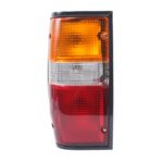 ไฟท้าย ขอบดำ ข้างซ้าย สำหรับ Mitsubishi Cyclone ปี 1986 - 1996 มิตซูบิชิ ไซโคลน พร้อมขั้ว และ หลอดไฟ