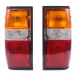ไฟท้าย สำหรับ Mitsubishi Cyclone ปี 1987 - 1996 (คู่) แบรนด์ Diamond มิตซูบิชิ ไซโคลน พร้อมขั้ว และ หลอดไฟ