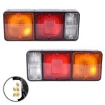 ไฟท้าย สำหรับ Mitsubishi Canter FE444 ปี 1986 - 1995 (คู่) มิตซูบิชิ แคนเตอร์ พร้อมขั้ว และ หลอดไฟ