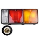 ไฟท้าย ข้างขวา สำหรับ Mitsubishi Canter FE444/ FE449 ปี 1986 - 1995 มิตซูบิชิ แคนเตอร์ พร้อมขั้ว และ หลอดไฟ