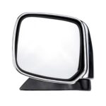 กระจกมองข้าง กระจกรถยนต์ ชุบโครเมี่ยม ข้างซ้าย สำหรับ Mitsubishi Strada ปี 1996 - 2005 มิตซูบิชิ สตราด้า