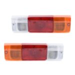 ไฟท้าย สำหรับ Datsun 520/521 ปี 1966 - 1972 (คู่) ดัสสัน 520  พร้อมขั้ว และ หลอดไฟ