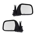 กระจกมองข้าง โครเมี่ยม Toyota Hilux Mighty-X 1997 คู่ ซ้าย ขวา โตโยต้า ไฮลักซ์ ไมตี้เอ็กซ์ หูกระจก กระจกมองหลัง คุณภาพดี ส่งไว