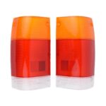 เลนส์ไฟท้าย ฝาไฟท้าย สำหรับ Mazda Magnum B2000 / B2200 / B2600 ปี 1985 - 1998 (คู่) มาสด้า แม็กนั่ม บี 2000 บี 2200 บี 2600