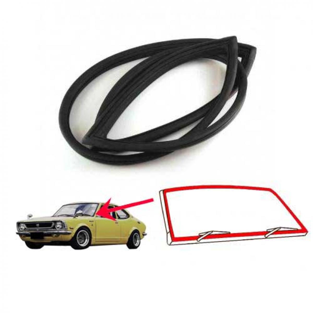 ซีลยาง กระจกหน้า สำหรับ Toyota Corolla KE25 รุ่น 2 ประตู ปี 1970 - 1974 โตโยต้า โคโรลล่า - Image 2