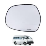 เลนส์กระจก เนื้อกระจก ข้างซ้าย แบบมีขีด สำหรับ Toyota Hiace Commuter ปี 2005 - 2018 โตโยต้า ไฮเอซ คอมมิวเตอร์