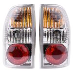 ไฟท้าย เลนส์ใส สำหรับ Mitsubishi Strada ปี 1996 - 2005 (คู่) มิตซูบิชิ สตราด้า พร้อมขั้ว และ หลอดไฟ