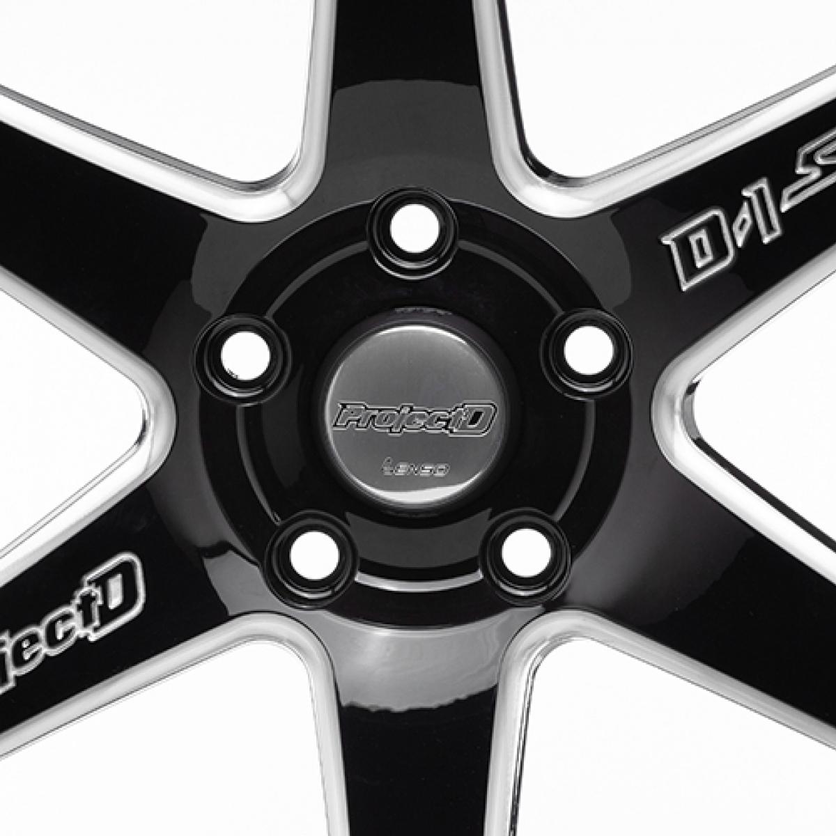 ล้อแม็ก Lenso ProjectD D-1SR (T) ขอบ 18x9.5 นิ้ว PCD 5x114.3 ET 25 สี BKMA - Image 5