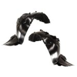 พลาสติกซุ้มล้อ Nissan Tiida 2004-12 คู่หน้า ซ้าย ขวา นิสสัน ทีด้า กรุล้อบังโคลน พลาสติกบังฝุ่นล้อ คุณภาพดี ส่งไว