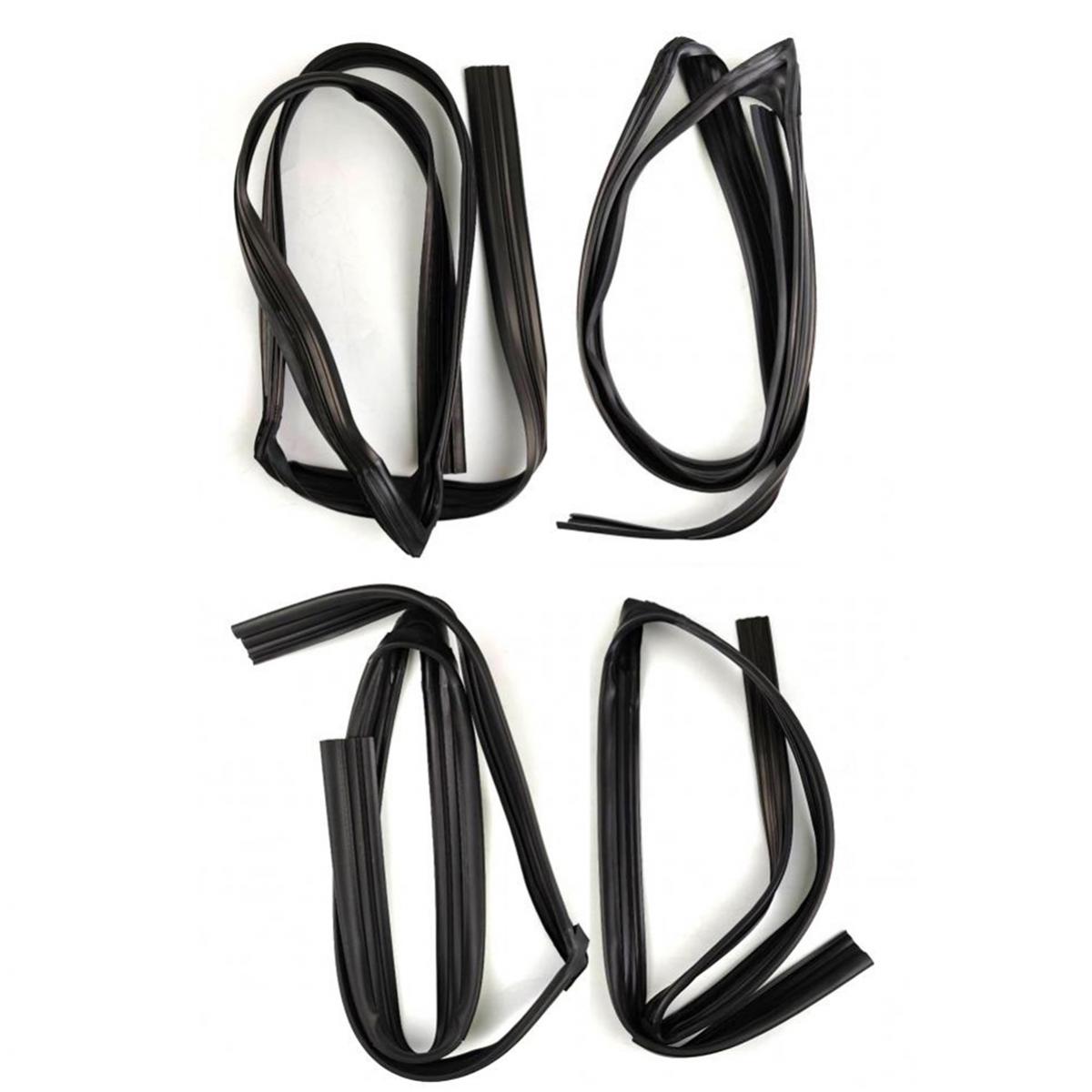 ยางสักหลาดร่องกระจก รอบคัน 4 เส้น สำหรับ Honda Accord ปี 2003-2005 ฮอนด้า แอคคอร์ด ยางสักหลาดรถยนต์ คุณภาพดี ส่งไว