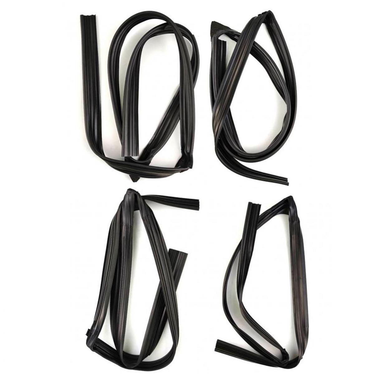 ยางสักหลาดร่องกระจก รอบคัน 4 เส้น สำหรับ Honda Accord ปี 2003-2005 ฮอนด้า แอคคอร์ด ยางสักหลาดรถยนต์ คุณภาพดี ส่งไว - Image 2