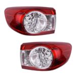 ไฟท้ายดวงนอก ซ้าย-ขวา สำหรับ Toyota Corolla Altis ปี 2010-2013 (คู่) โตโยต้า โคโรลล่า อัลติส ไฟท้ายรถยนต์ คุณภาพดี ส่งไว