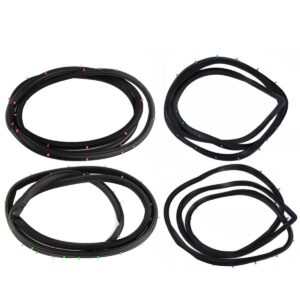 Alternative view of ยางขอบประตู Isuzu D-Max 2003-11 คู่หน้า หลัง ซ้าย ขวา อีซูซุ ดีแม็กซ์ ยางประตู คุณภาพดี ส่งไว