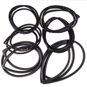 Alternative view of ชุดซีลยาง 6 เส้น Mittsubishi Galant A112 4D 1973-76 มิตซูบิชิ กาแลนต์ ยางขอบกระจก หน้า-หลัง ยางขอบประตู คุณภาพดี ส่งไว